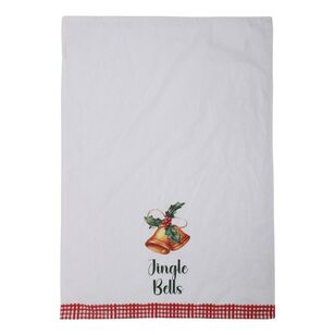 Jolly & Joy Christmas Patchwork Tea Towel 2 Pack Multicoloured 50 x 70 cm