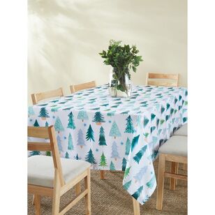 Jolly & Joy Christmas Trees Tablecloth Multicoloured