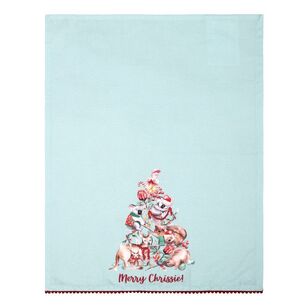 Jolly & Joy Christmas Aussie Tea Towel 2 Pack Multicoloured 50 x 70 cm