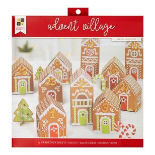 Advent Village Christmas Crafting Kit Advent Village Making Kit