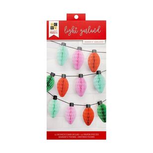 Festive Garland Christmas Crafting Kit Light Garland Making Kit