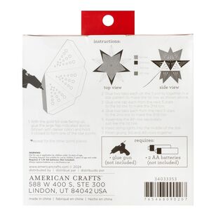 Moravian Star Light Christmas Crafting Kit Moravian Star Making Kit