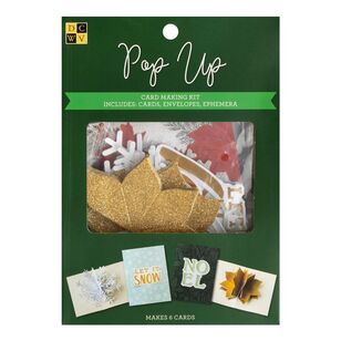 DCWV Pop-Up Christmas Card Making Kit Pop Up Card Making Kit