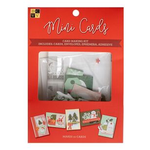 Mini Cards Christmas Crafting Kit Mini Card Making Kit