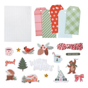 Gift Tags Christmas Crafting Kit Layered Tags Card Making Kit