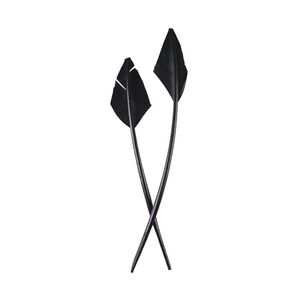 Maria George Turkey Arrowhead Feathers Black