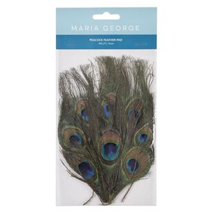 Maria George Peacock Feather Pad Multicoloured