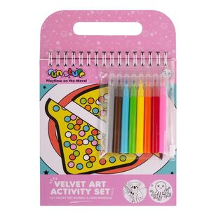 Fun Stuff Velvet Art Activity Set Multicoloured