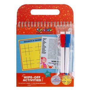 Fun Stuff Wipe-Off Activity Book Multicoloured