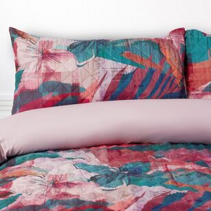 Emerald Hill Abstract Tropics Quilt Cover Set Multicoloured