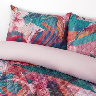 Emerald Hill Abstract Tropics Quilt Cover Set Multicoloured