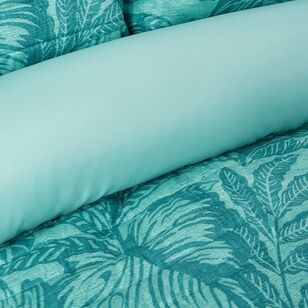 Emerald Hill Blue Palm Quilt Cover Set Blue