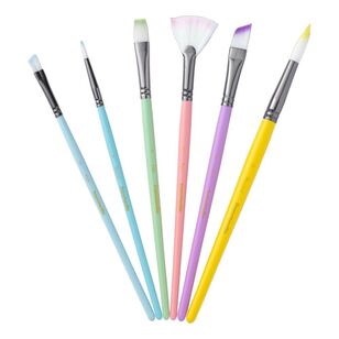 Francheville Rainbow Synthetic Paint Brush Set Multicoloured