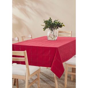 Jolly & Joy Christmas Twinkle Tablecloth Red