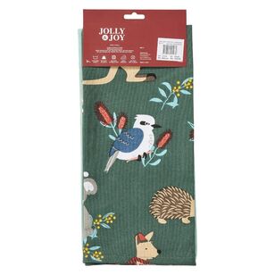 Jolly & Joy Christmas Surfy Santa Tea Towel 2 Pack Multicoloured 50 x 70 cm