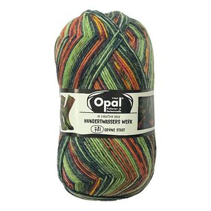 Opal Hundertwasser Mixed Blend Yarn Green 100 g