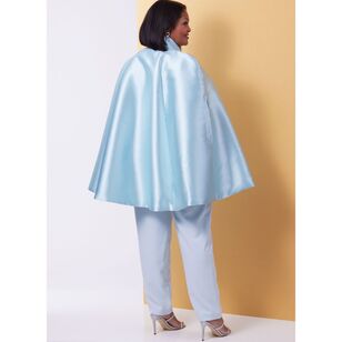 Butterick B6978 Misses' and Women's Cape, Top and Pants Pattern White