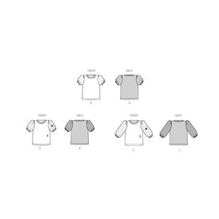 Burda 5809 Misses' Shirt Pattern White 8 - 22