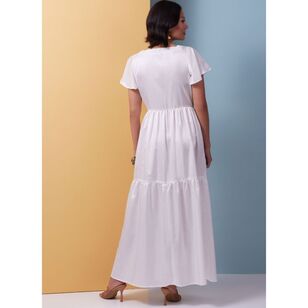 Butterick B6983 Misses' Dresses Pattern White XS - XXL