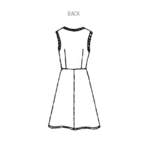 Butterick B6985 1970s Misses' Dress Pattern White 18 - 26