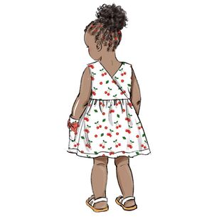 Butterick B6987 Toddlers' Dresses and Rompers Pattern White 1/2 - 4