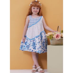 Butterick B6988 Children's Dresses Pattern White 3 - 8