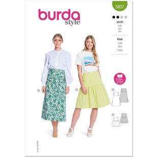 Burda 5837 Misses' Skirt Pattern White 10 - 20