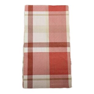 Bouclair Christmas Plaid Napkin Red 33 x 40 cm