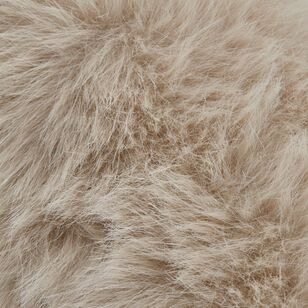 Bouclair Christmas Maude Fur Stocking Natural 27.7 x 42 cm