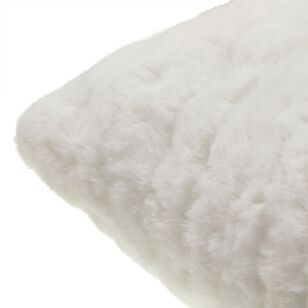 Bouclair Christmas Holly Magic Sheep Cushion White 51 x 51 cm