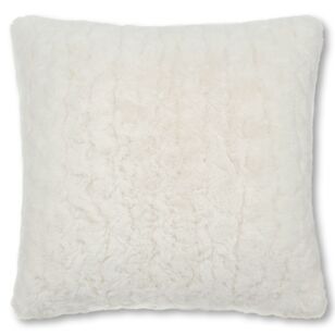 Bouclair Christmas Holly Magic Sheep Cushion White 51 x 51 cm