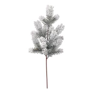 Bouclair Christmas Holly Magic Christmas Snow Branch White 20 x 6 x 49 cm