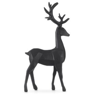 Bouclair Christmas Urban Holiday Black Deer Black 16 x 8 x 30 cm