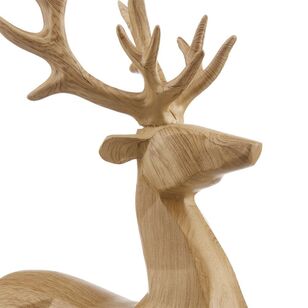 Bouclair Christmas Urban Holiday Lying Deer Natural 17 x 9 x 21 cm