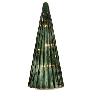 Bouclair Christmas Glass Tree Green 12 x 12 x 31 cm