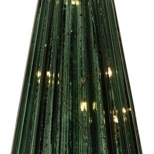 Bouclair Christmas Glass Tree Green 12 x 12 x 31 cm