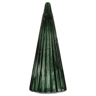 Bouclair Christmas Glass Tree Green 12 x 12 x 31 cm