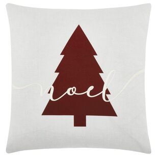 Bouclair Christmas Noel Thea Cushion Cover Red 46 x 46 cm