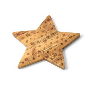 Jolly & Joy Christmas Star Board Natural