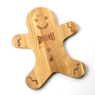 Jolly & Joy Christmas Gingerbread Man Board Natural