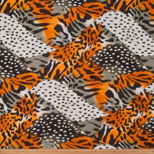 Safari 112 cm EcoVero Viscose Fabric Multicoloured 112 cm