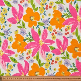 Garden Party 112 cm EcoVero Viscose Fabric Multicoloured 112 cm