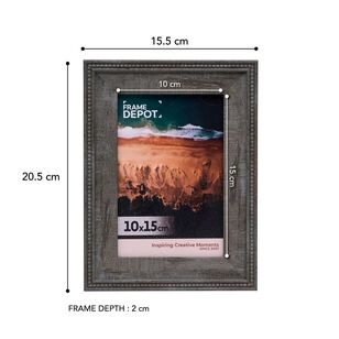 Frame Depot Mia Photo Frame Black 15.36 x 20.44 x 1.8 cm