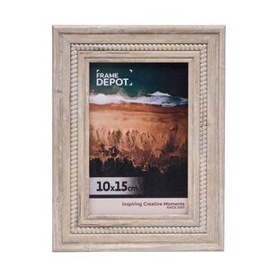 Frame Depot Amira Photo Frame White 16.36 x 21.44 x 1.9 cm