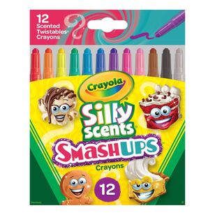 Crayola 12 Pack Silly Scents Scented Twistable Crayons Multicoloured