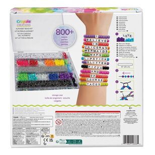 Crayola Creations Alphabet Bead Set Multicoloured