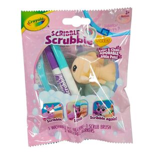 Crayola Scribble Scrubbie Pastel Pets Fish  Multicoloured