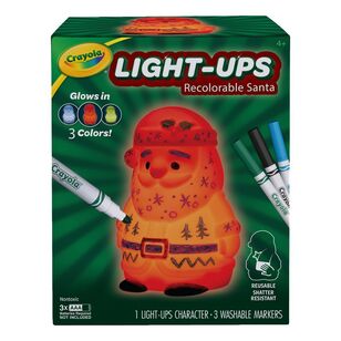 Crayola Light-Ups Recolourable Santa Multicoloured