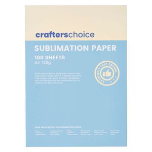 Crafters Choice Sublimation A4 Paper 100 Pack White