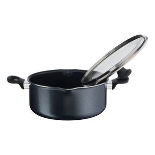 Tefal Family Day Aluminium Stew Pot Black 24 cm